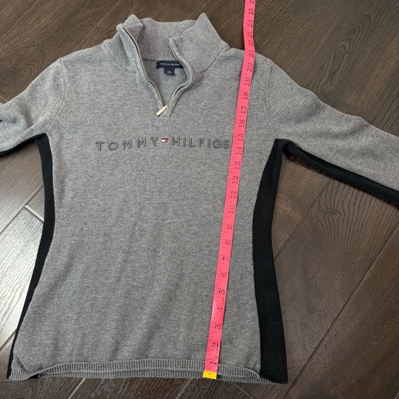 Tommy Hilfiger Two-Tone Gray Women's Turtleneck Sweater Size Small - Picture 6 of 8